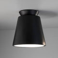 Celadon Green Crackle Flush Mount Light X92733