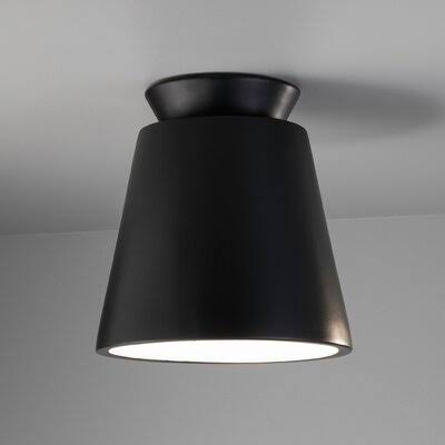 Celadon Green Crackle Flush Mount Light X92733