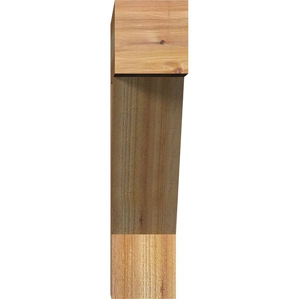 6x22W x 26x22D x 26x22H Traditional Block Rough Sawn Bracket I6432