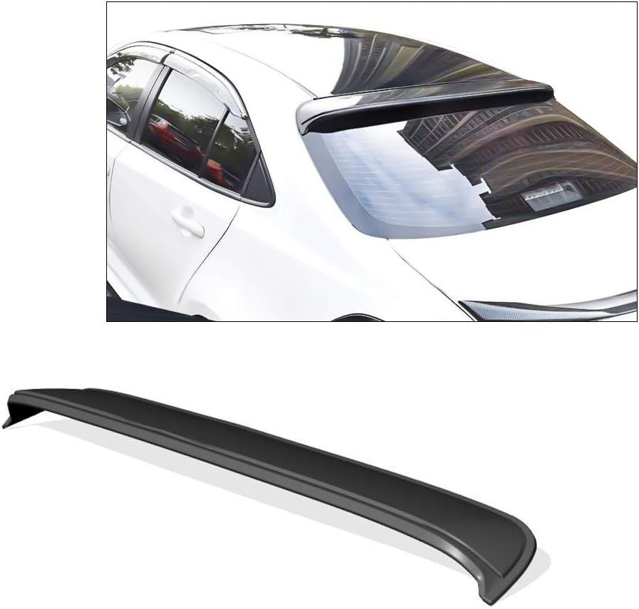 Matte Black PP Rear Spoiler Wing A6891