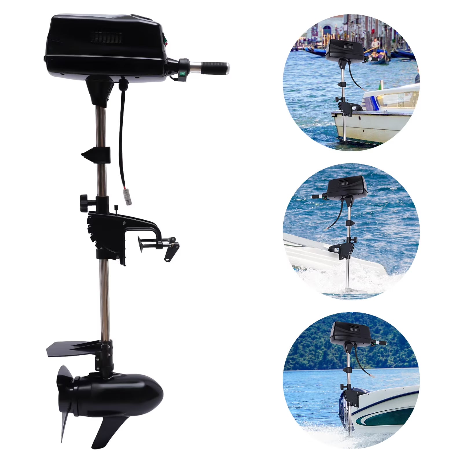 8HP 48V 2200W Electric Trolling Motor for Inflatable Boat O571