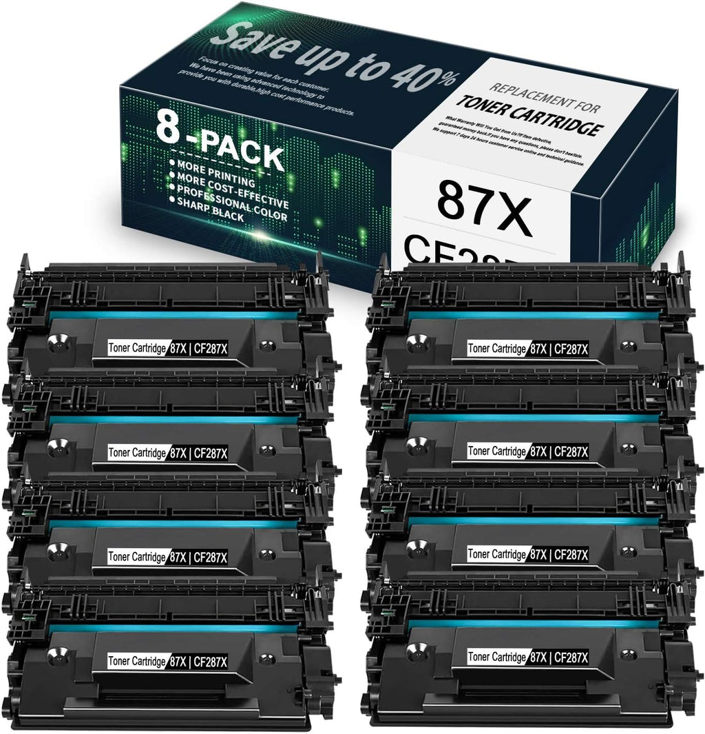 8-Pack Black Compatible Toner Cartridge for HP Printer U923