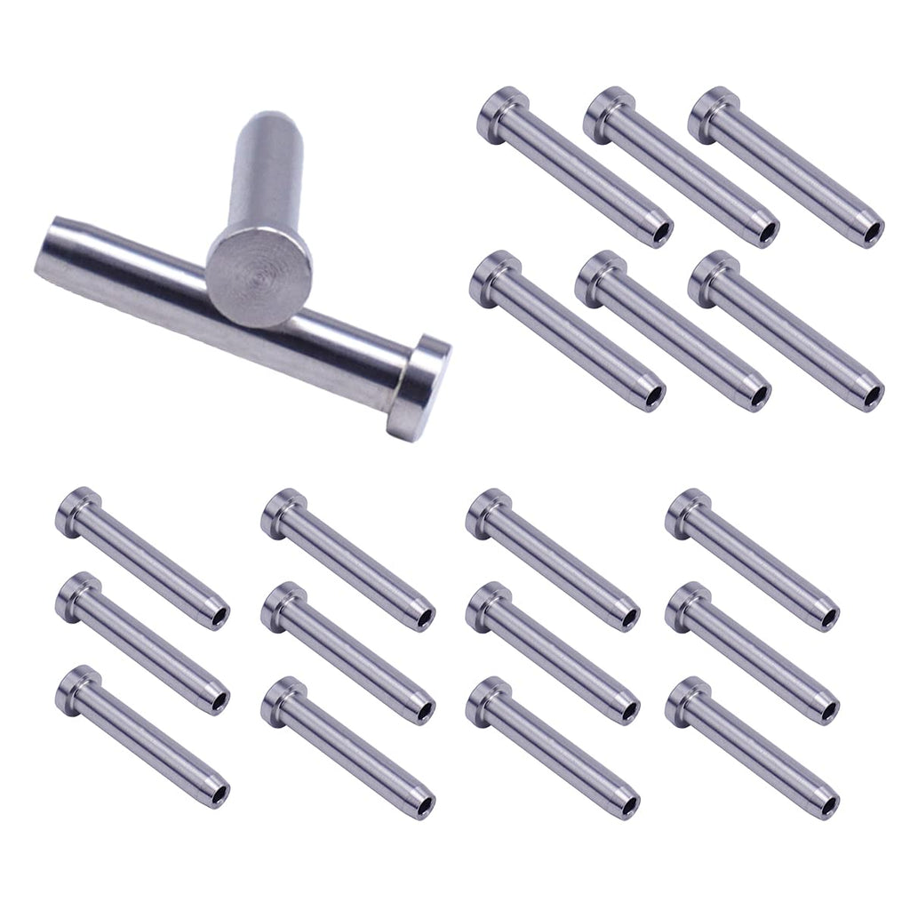80Pack 1/8 T316 Stainless Steel Cable Railing Kit Hardware Terminal End Fitting D882