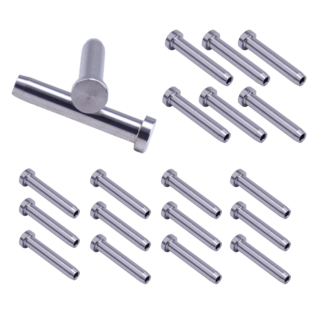 80Pack 1/8 T316 Stainless Steel Cable Railing Kit Hardware Terminal End Fitting D882
