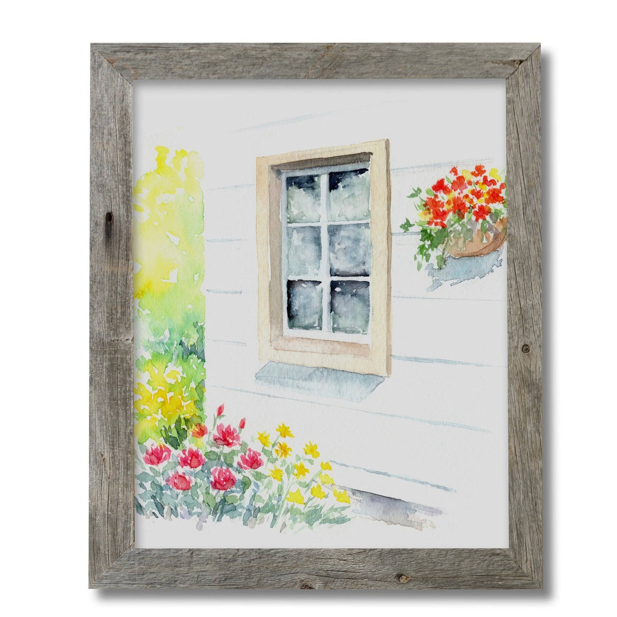 Weathered Grey Reclaimed Wood Frame G129