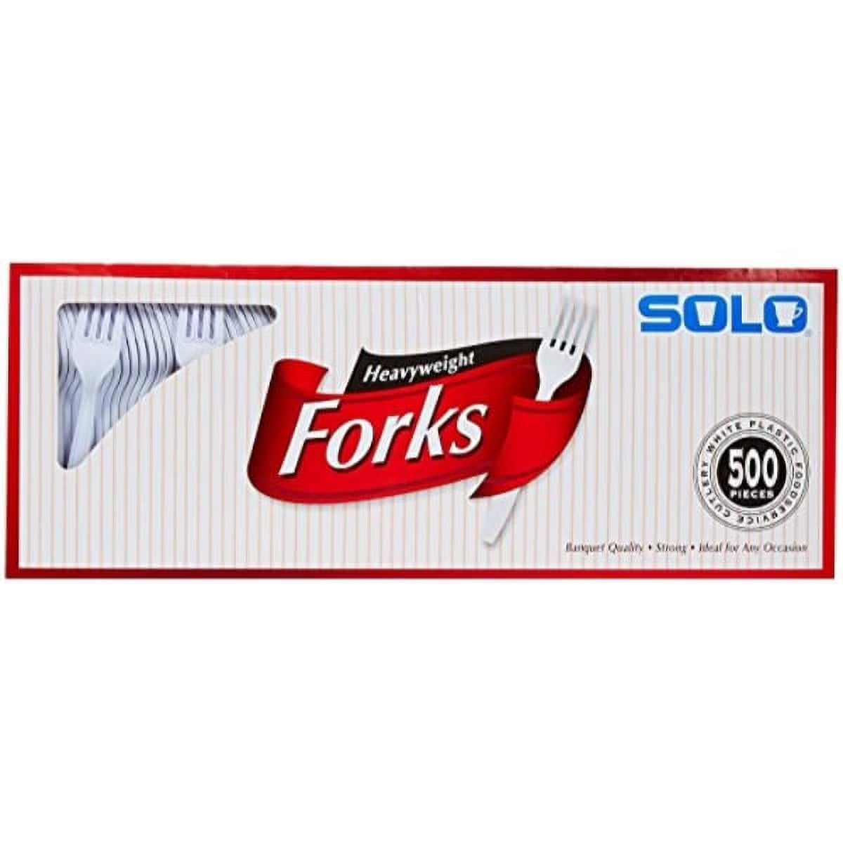 500 Ct White Heavyweight Forks H440008