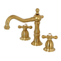 Brushed Brass Widespread Bathroom Faucet O468