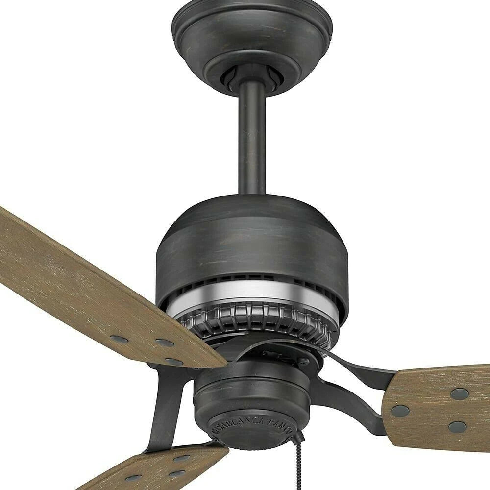 Aged Steel Ceiling Fan Q5804