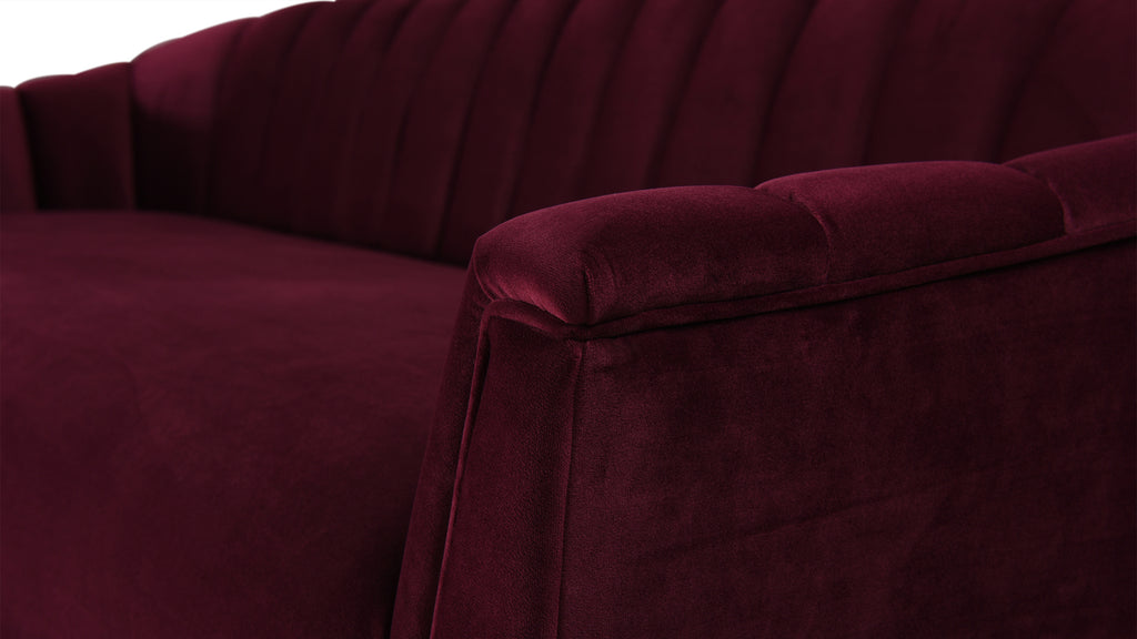 Burgundy Accent Sofa M651