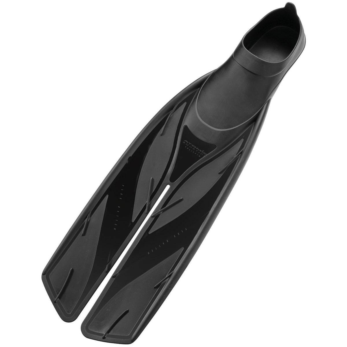 Full Foot Split Fins Black E556