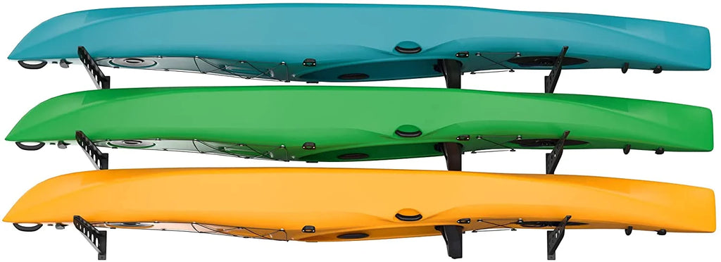 5 Pack Wall Mounted Kayak Rack 25" Arms E954984
