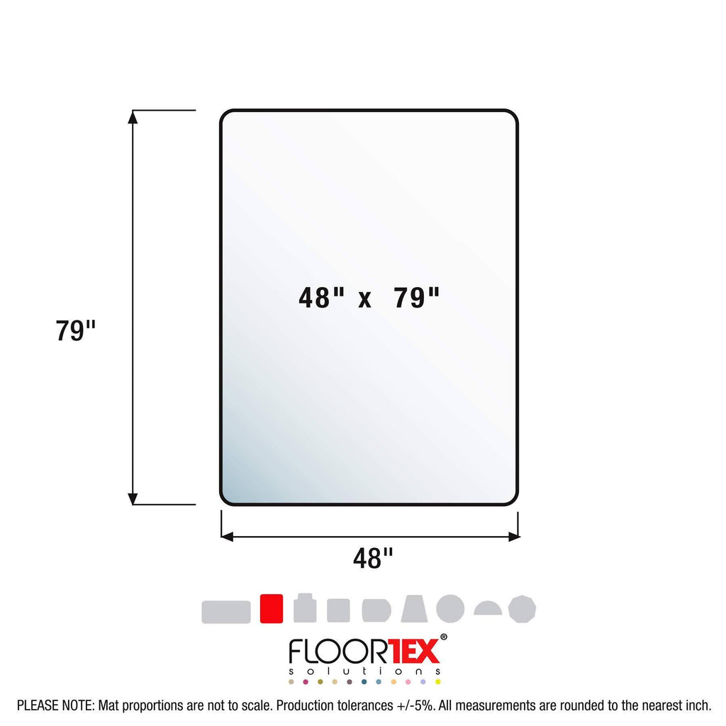 Clear Polycarbonate Chair Mat Q2439