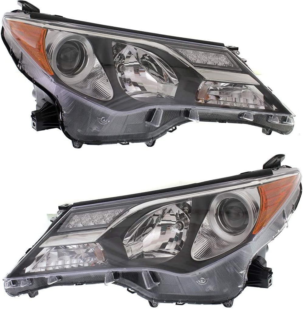 Head Light Assembly Passenger Side with Bulbs A9828