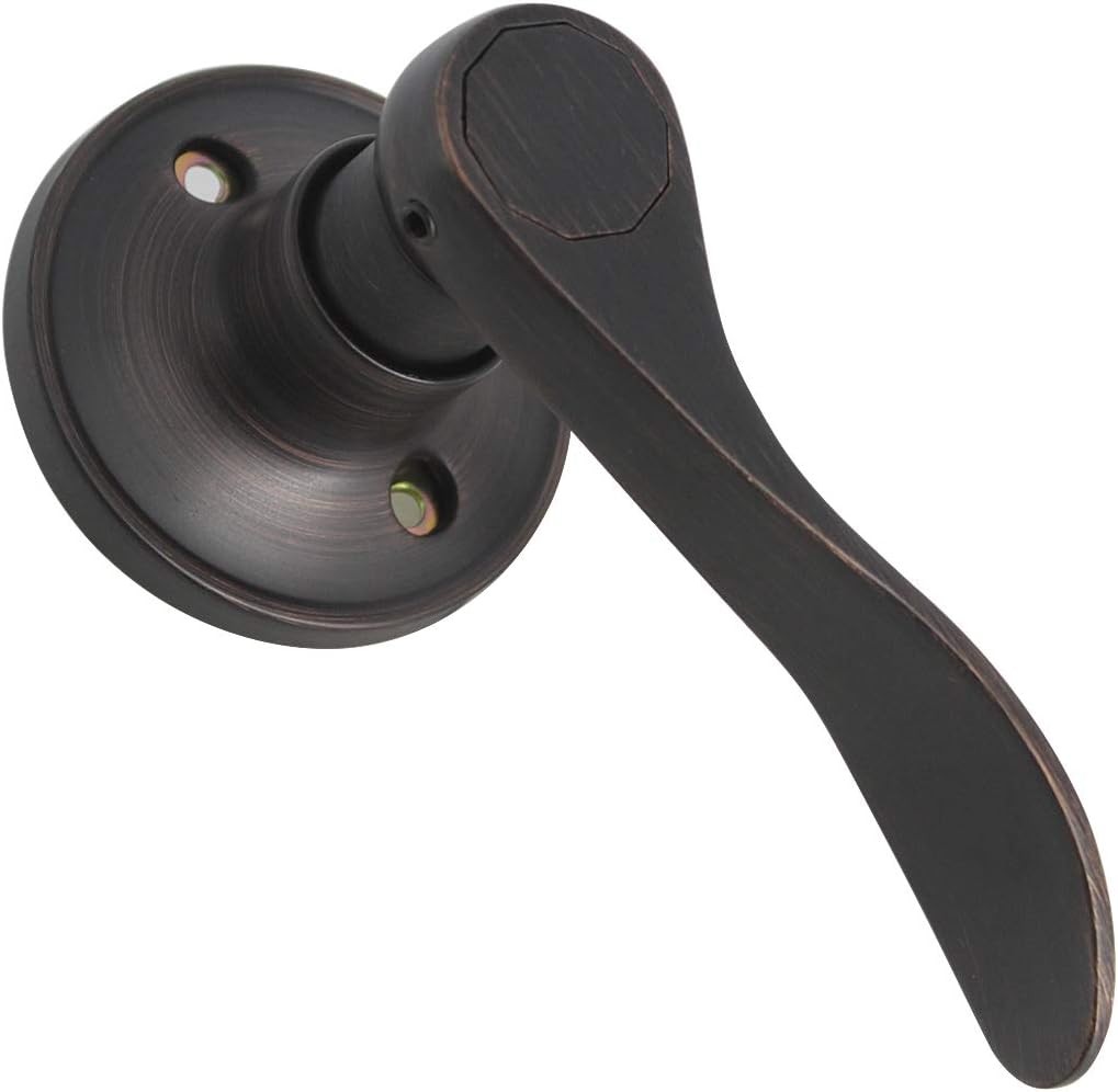 Oil Rubbed Bronze Dummy Door Handles, Right Handed 5 Pack U35941