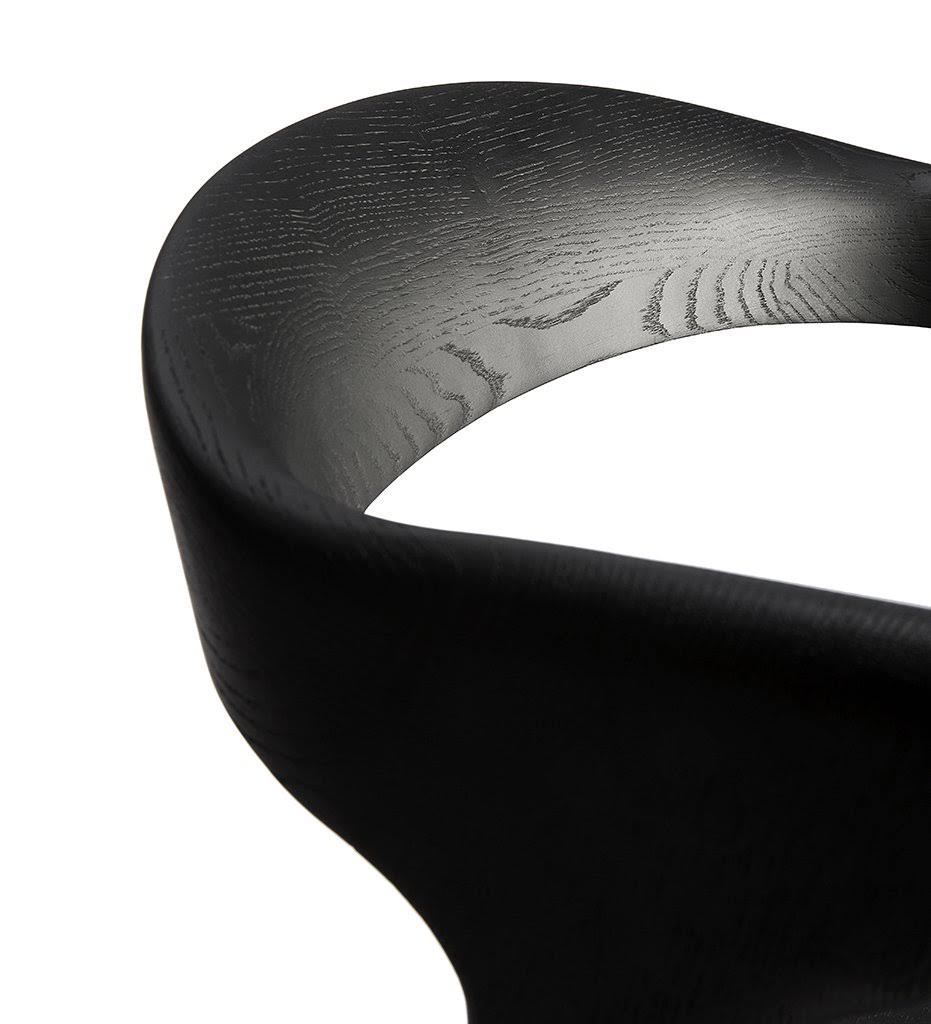 Oak Black Bok Dining Chair Q8429