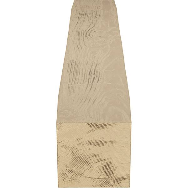 Sandblasted Faux Wood Fireplace Mantel, Natural Pine L57917