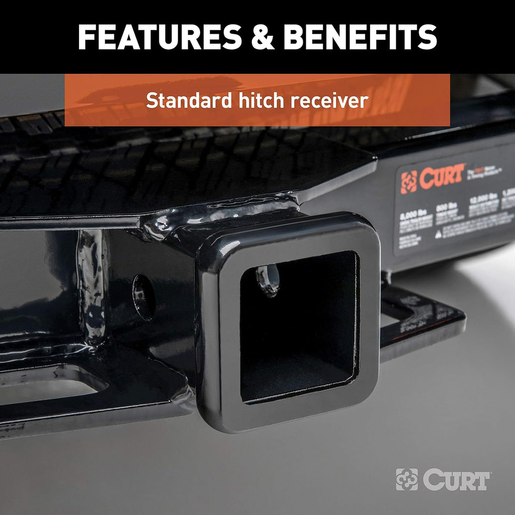 Class 3 Trailer Hitch, 2-Inch Receiver, Square Tube Frame Q83190