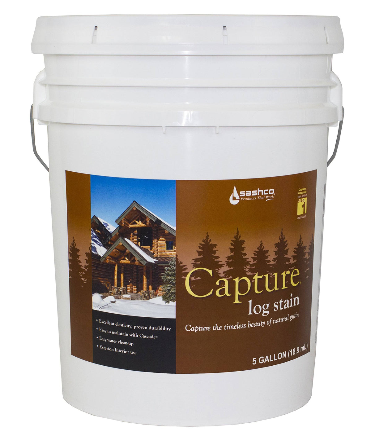 Bronze Pine Log Stain 5 Gallon Pail K64487