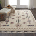Ivory Shag Area Rug U755