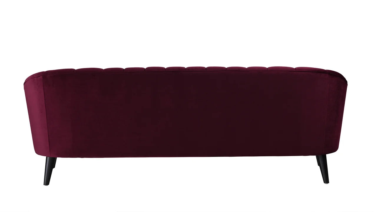 Burgundy Accent Sofa M651