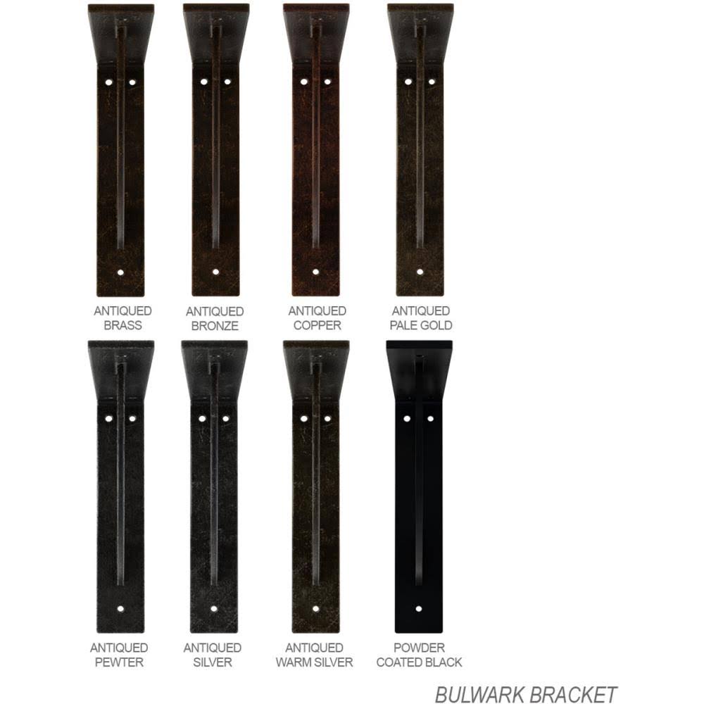 Antiqued Copper Steel Bracket L552106