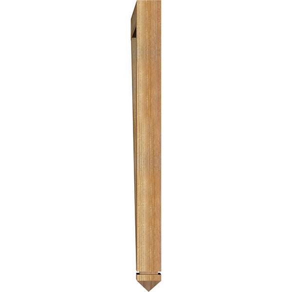 Traditional Arts & Crafts Rough Sawn Bracket, Western Red Cedar K744