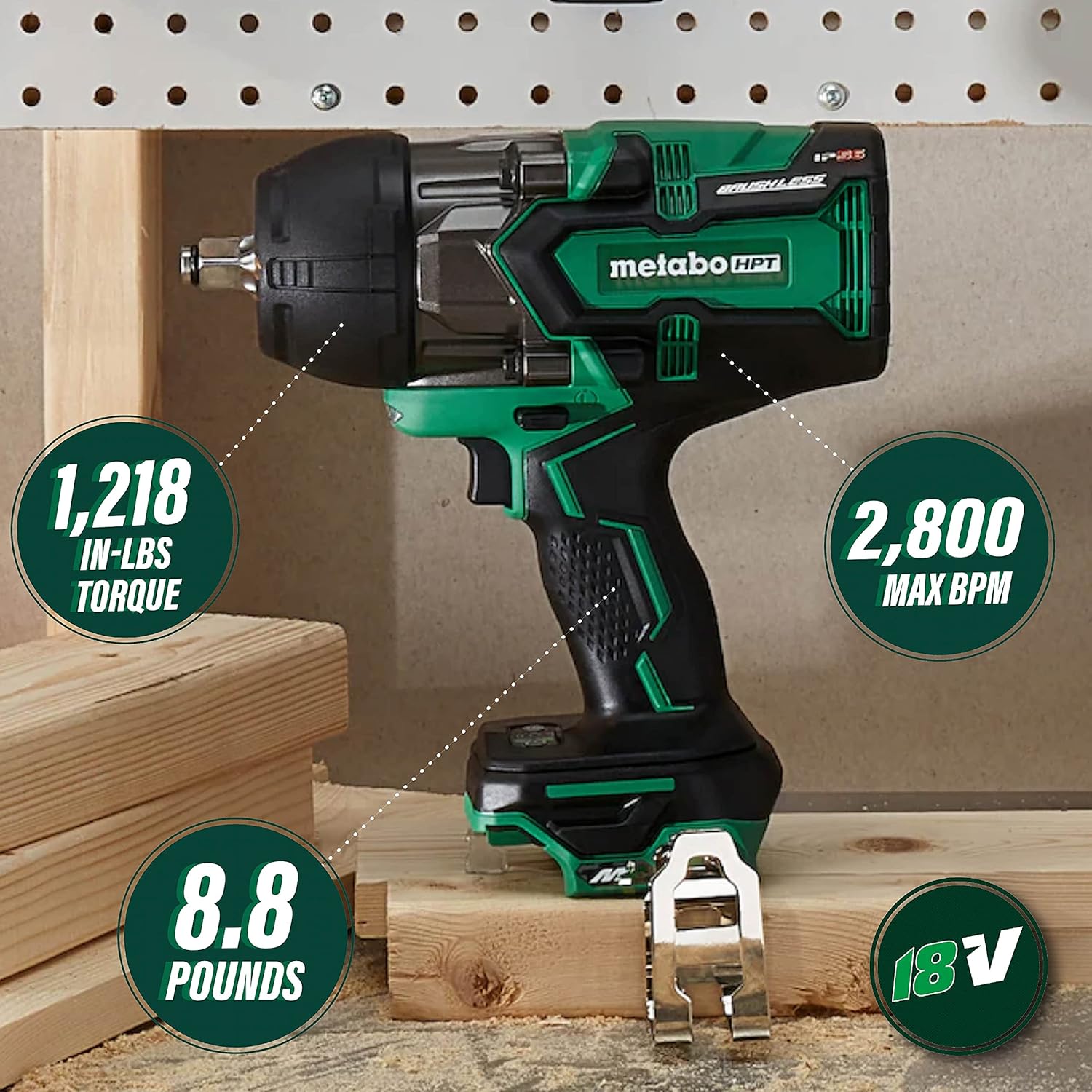 1/2-in Square Drive High-Torque Brushless Impact Wrench B85172
