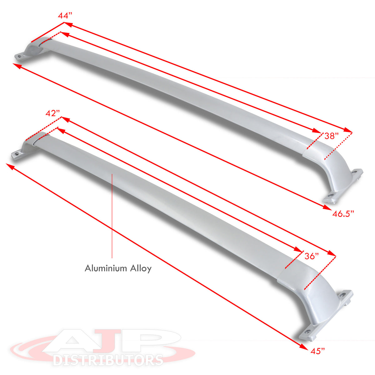 2-Piece Aluminum Roof Rack Cross Bars for SUV R9813