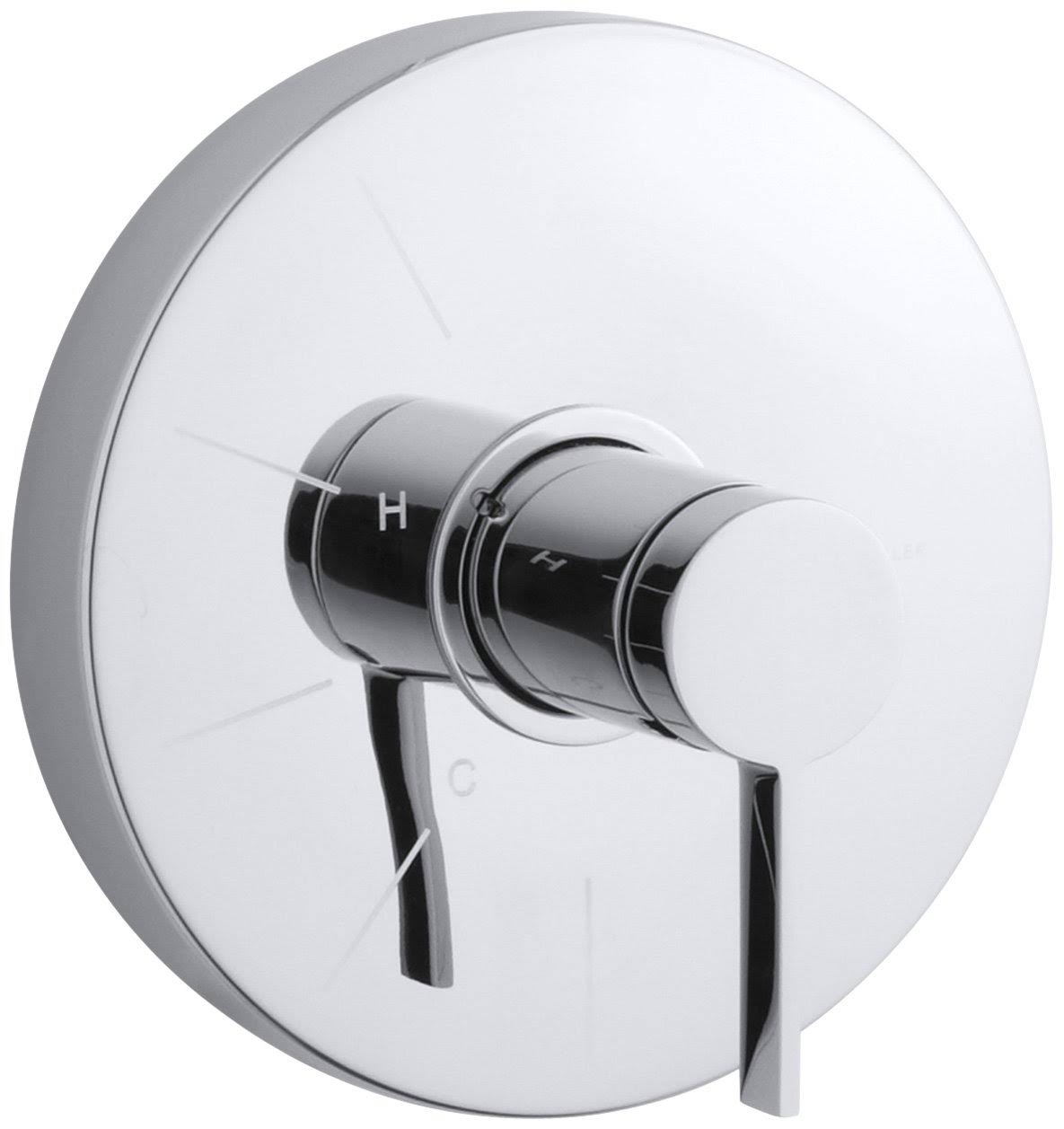 Polished Chrome Valve Trim with Lever Handle B1964