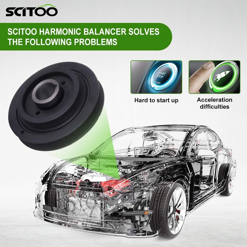 Harmonic Balancer Crankshaft Pulley Pack of 2 V3382