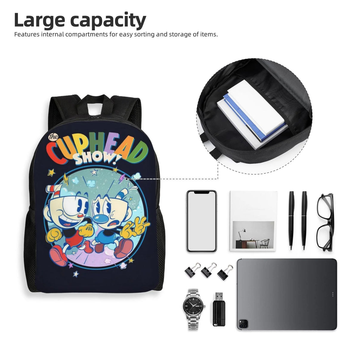 Lightweight Unisex Daypack Backpack P402676