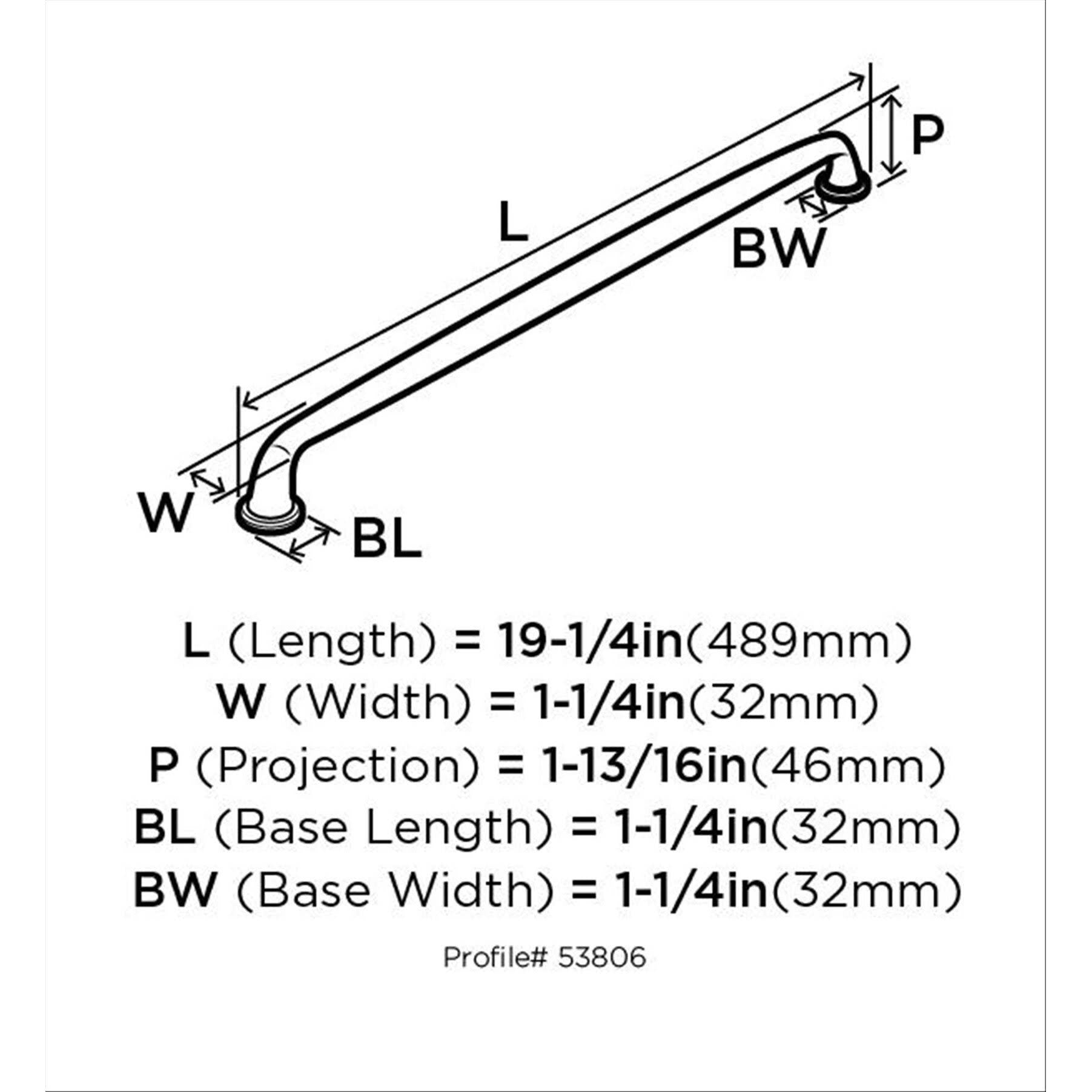 Black Bronze Appliance Pull I58613