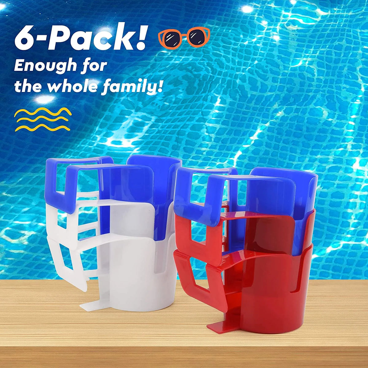 6-Pack Poolside Cup Holder V358739