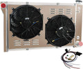 All Aluminum 4 Row Core Radiator with Fan Shroud Combo C626