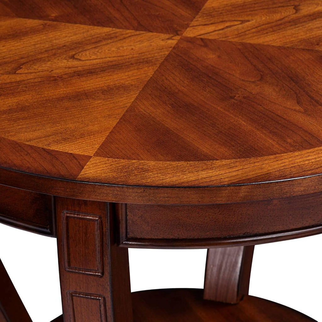 Cherry Wood Round End Table O969359