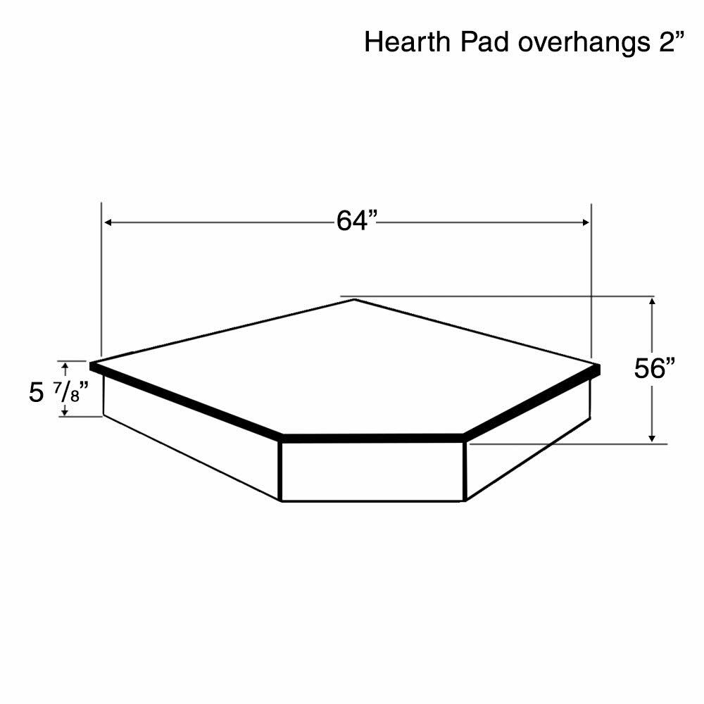 Amber Saffron Hearth Pad Riser O237