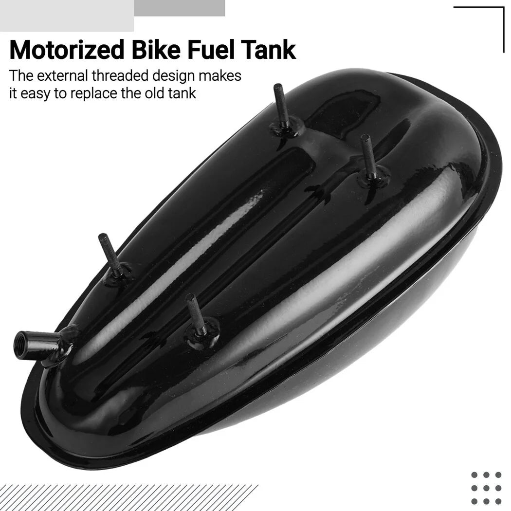Black 2L Motorized Bike Fuel Tank Y852513