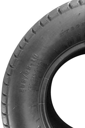2Pcs Trailer Tubeless Tires Load Range E 10 Ply Bias 205/65-10 N879