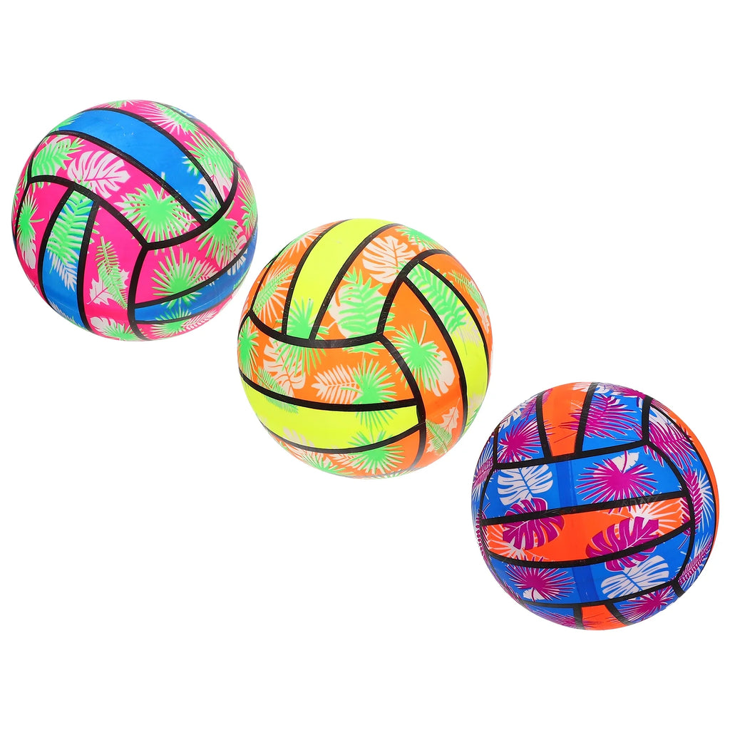 Rainbow Inflatable Volleyball Kids Vinyl Sports Toy Ball C6755