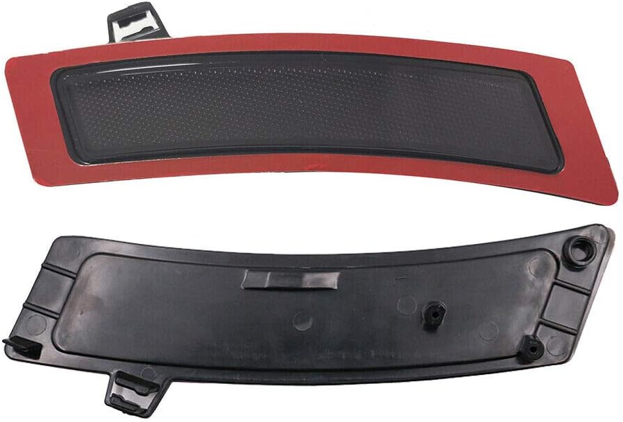 DARK SMOKE Lens Front Bumper Side Markers Replacement Reflector Pack of 2 W294