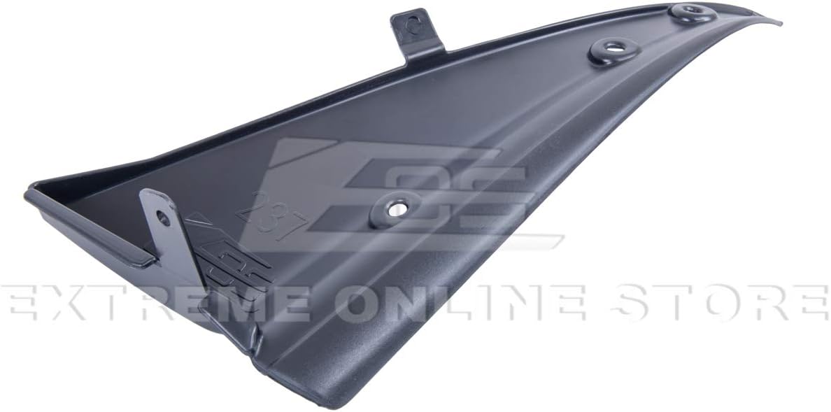 Black Front Side Splash Guards Mud Flap Pair Pack of 2 B2283