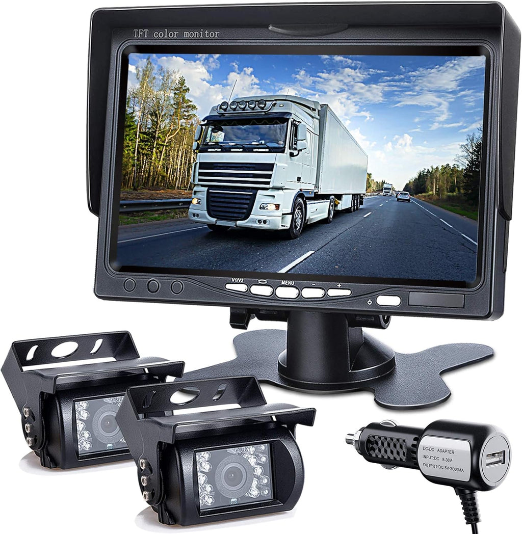 7-inch LCD HD Backup Camera Monitor Kit I986