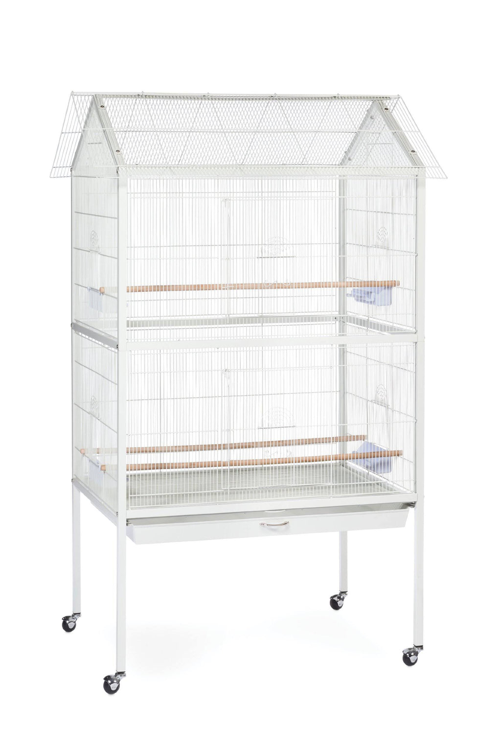 White Aviary Flight Cage F382