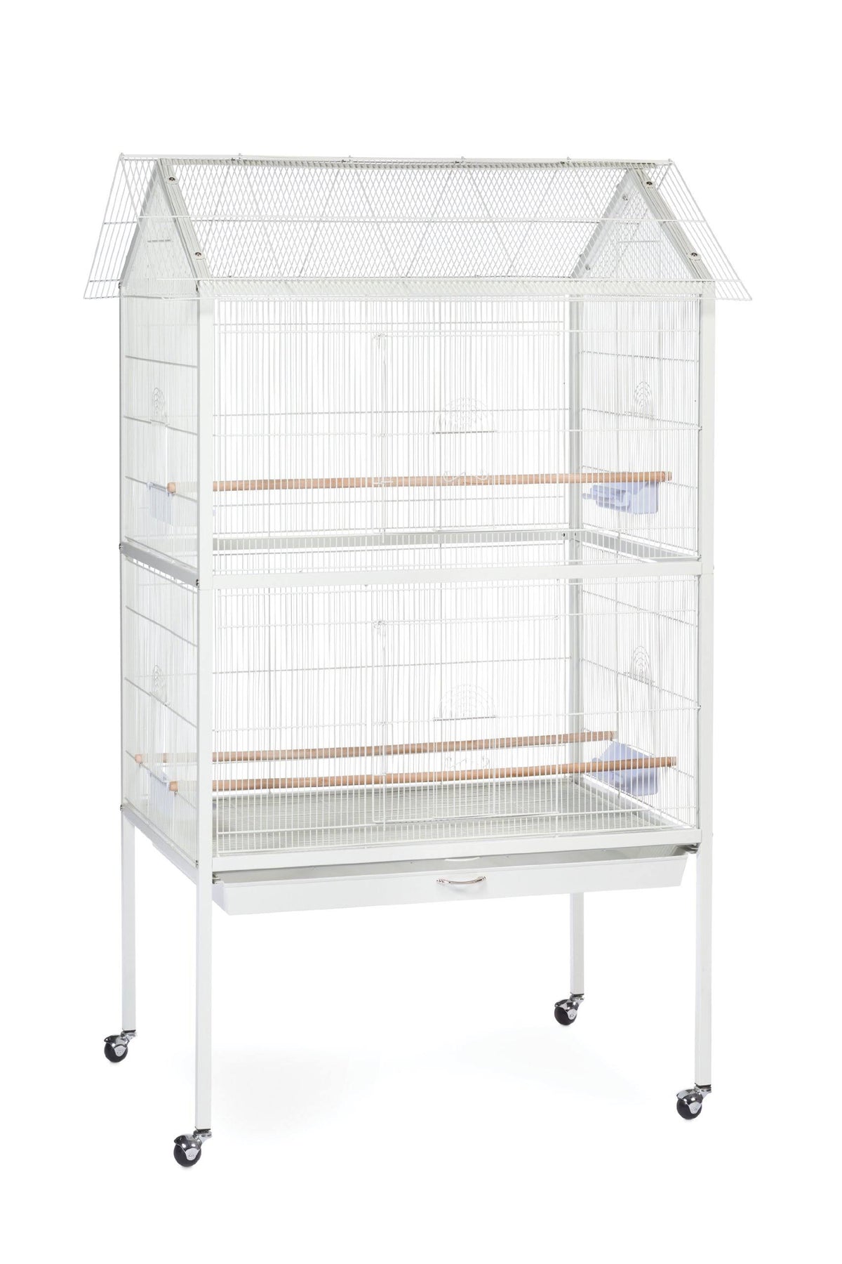 White Aviary Flight Cage F382