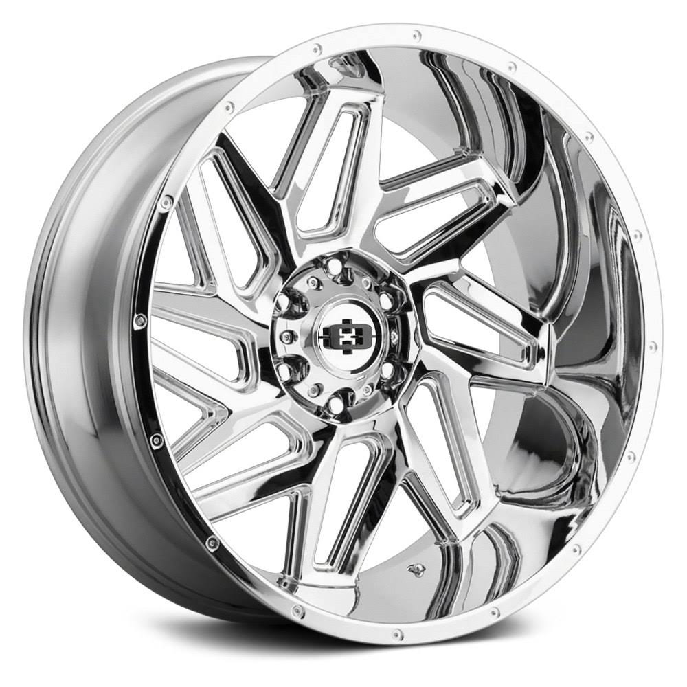 20x10 8x165.1 -25mm Chrome Wheel K7977