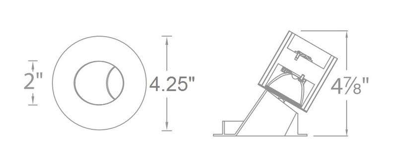Brushed Nickel Adjustable Trim LED Module F88831