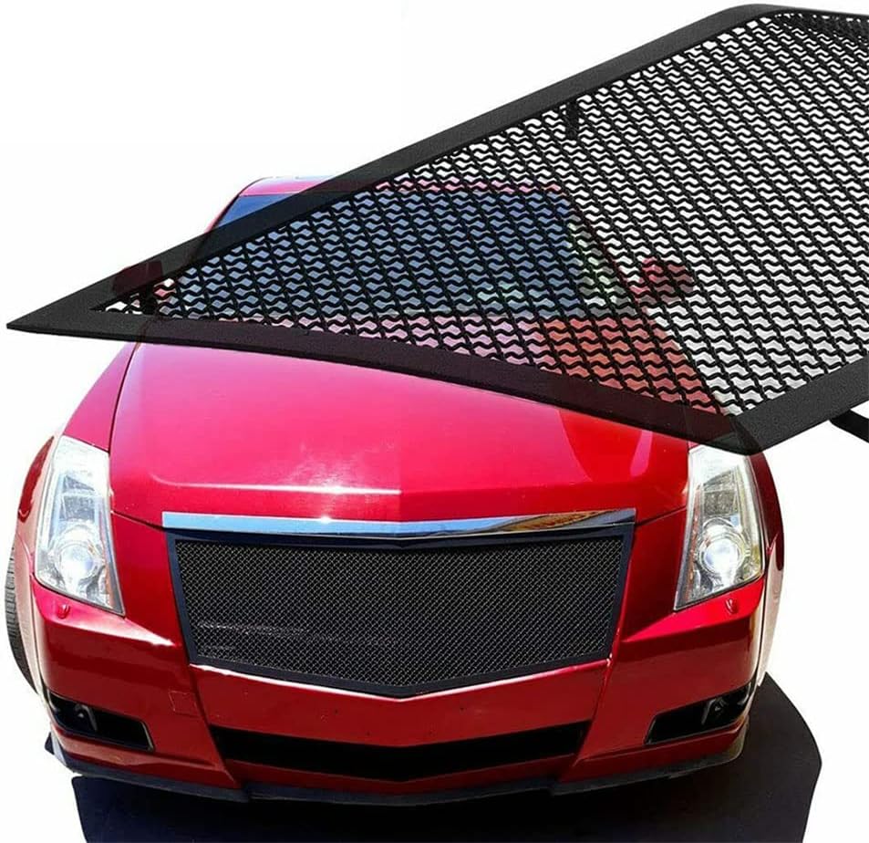 Stainless Steel Mesh Grille Grill Insert Combo Upper Lower Black Powder Coated P62673