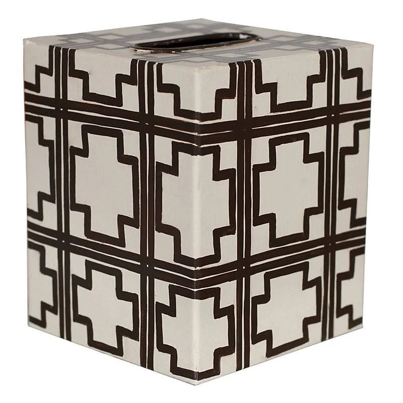 Brown Tissue Box Cover F782