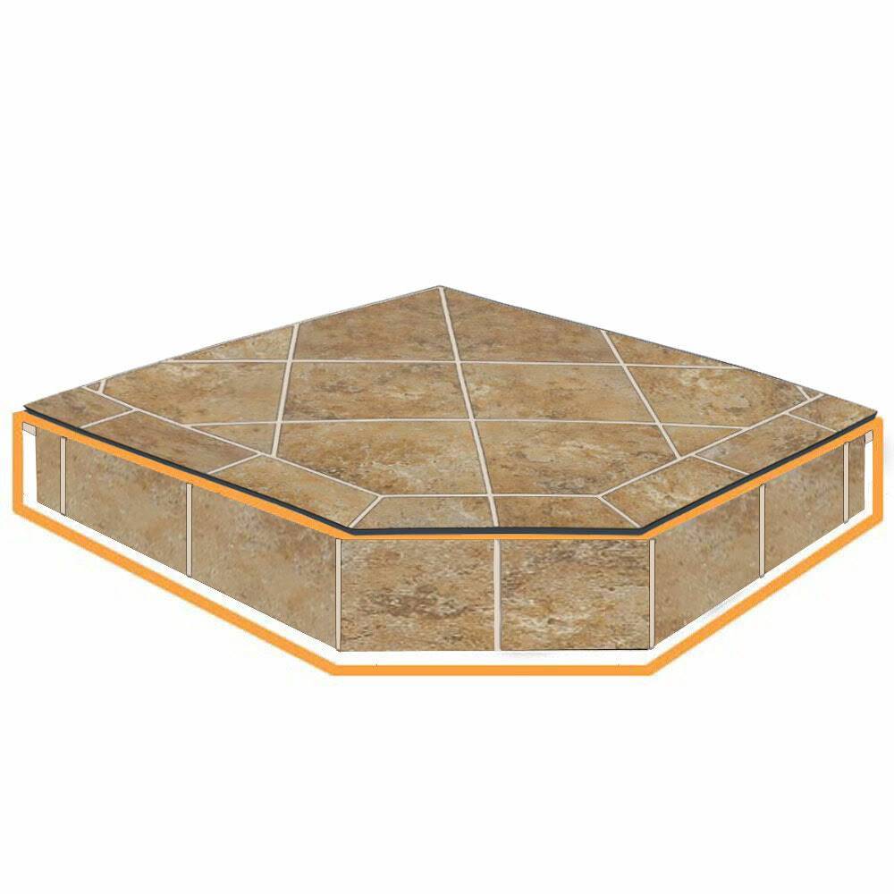 Amber Saffron Hearth Pad Riser O237