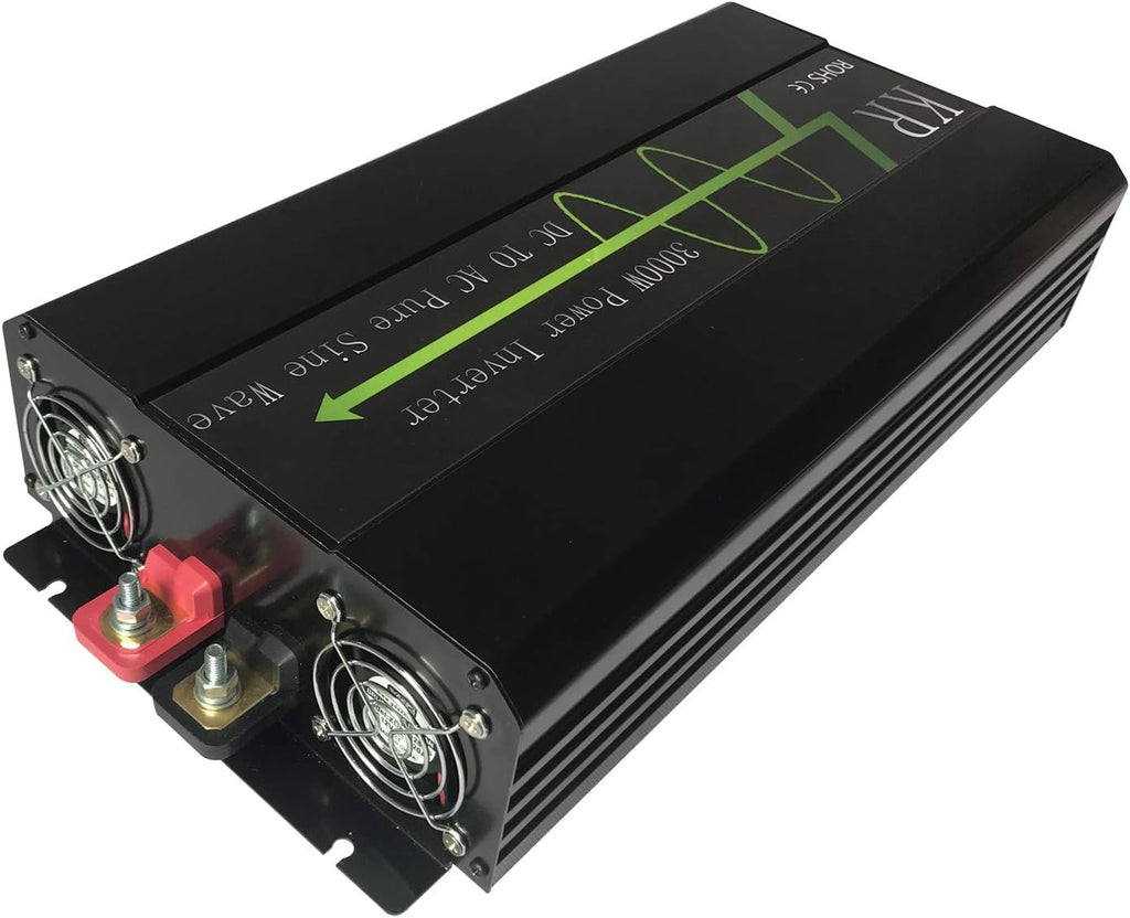 3000W Pure Sine Wave Power Inverter 48V DC to 110V 120V AC 60HZ with LCD Display Q723